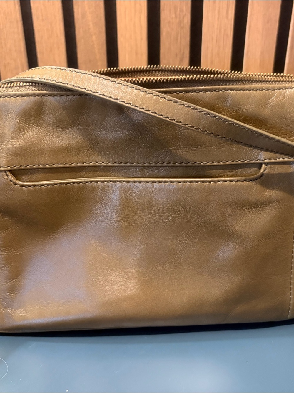 HOBO Leather Olive Crossbody or Short handle